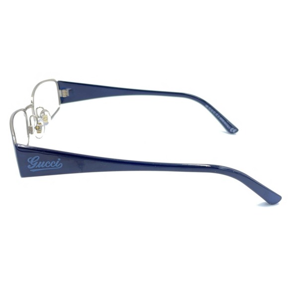 Gucci NEW GG2825 LBY Gold Black Rectangular Eyeglasses Frames Italy 53-18 140 - Picture 7 of 12